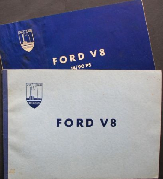 Ford V8 14/90 PS Transart Modelprogram 1938 Abeking Carbrochure (6796)
